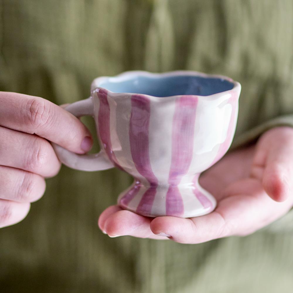Bloomingville Willa Tasse Bunt Steingut Vintage 215ml