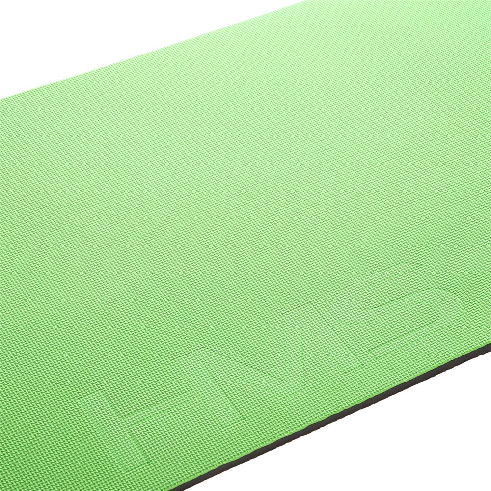 Fitnessmatte 140x60 cm 15 mm Grün/Schwarz | HMS Premium MFK08