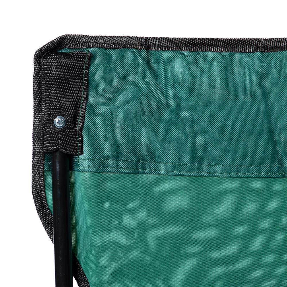 NILS CAMP Campingstuhl Grün - klappbarer Klappstuhl mit Becherhalter für Camping & Garten