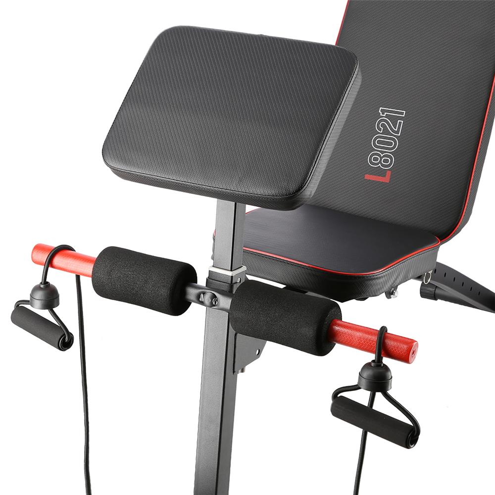 Trainingsbank mit Curlpult bis 150 kg klappbar | HMS L8021