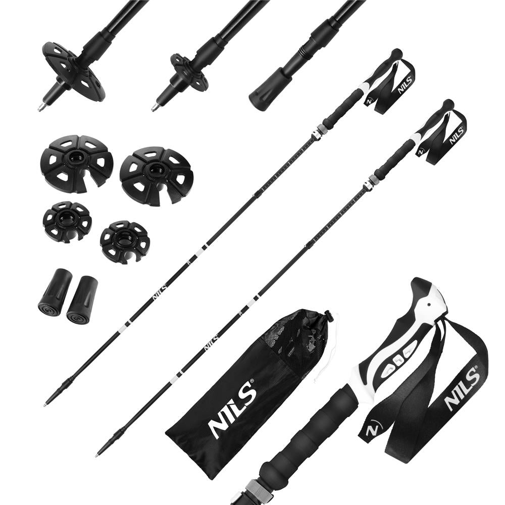 NILS Trekkingstöcke TK8603 faltbar Aluminium 7075 Wanderstöcke