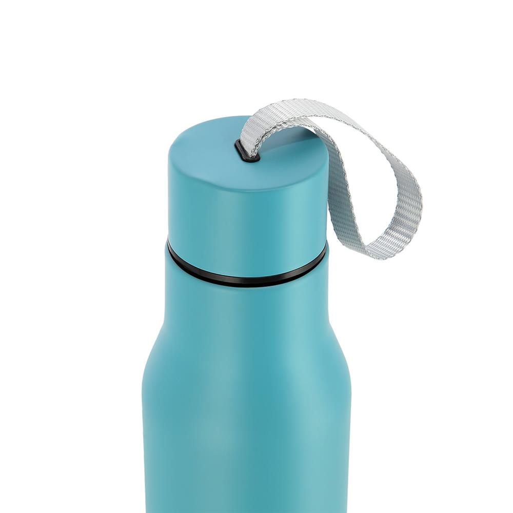 NILS NILS Thermobecher 500 ml Edelstahl blau Elefant auslaufsicher mit Trageschlaufe