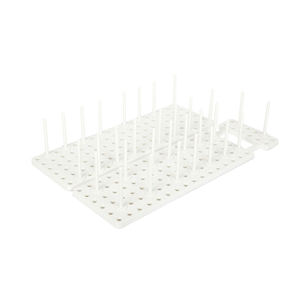 Umbra Peggy Einsatz für Küchenschränke und Schubladen 45x15x10cm verstellbar 2er Set Weiß