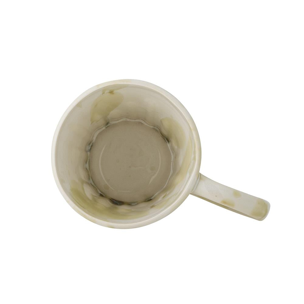 Bloomingville Joseph Becher grün aus Steingut – 4er Set für Kaffee, Tee & Tischdeko