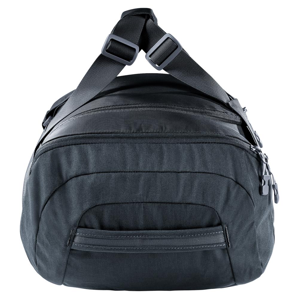 deuter Duffel 35, Reisetasche, black (schwarz), 35L, Duffelbag mit Seitentasche, Netzinnentasche