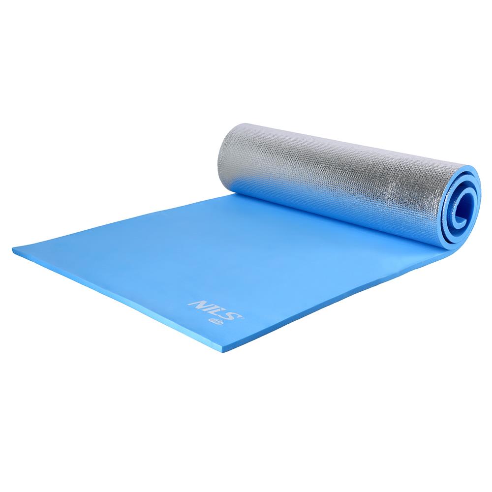 NILS CAMP Campingmatte 190 cm in blau Isomatte Schlafmatte Camping Outdoor Trekking Festival