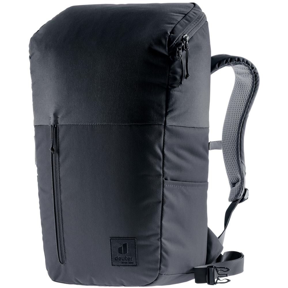deuter UP Stockholm, Lifestyle-Rucksack, black (schwarz), 22L, mit Flaschenhalter und Tabletfach