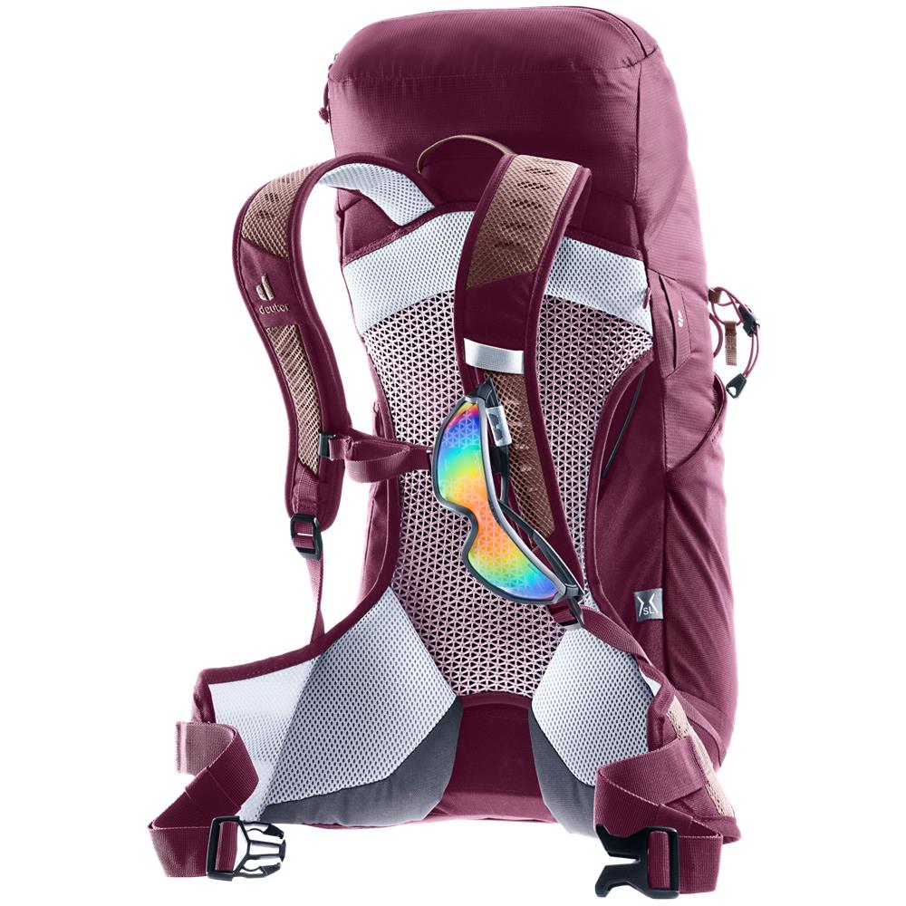 deuter AC Lite 22 SL, Wanderrucksack, ashrose-cassis (braun), 22L