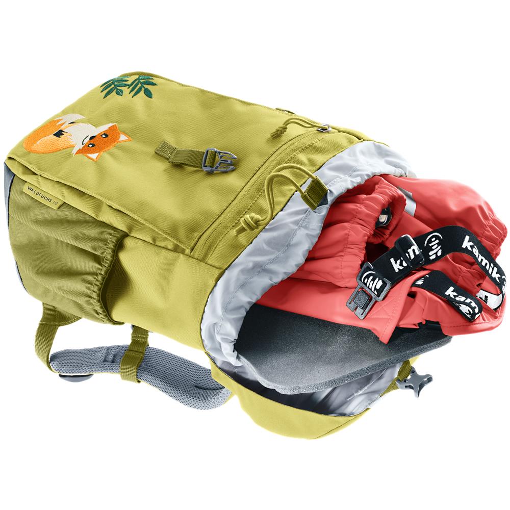 deuter Waldfuchs 10, Kinderrucksack, linden-cactus (grün), 10L, Kindergartenrucksack, Wanderrucksack