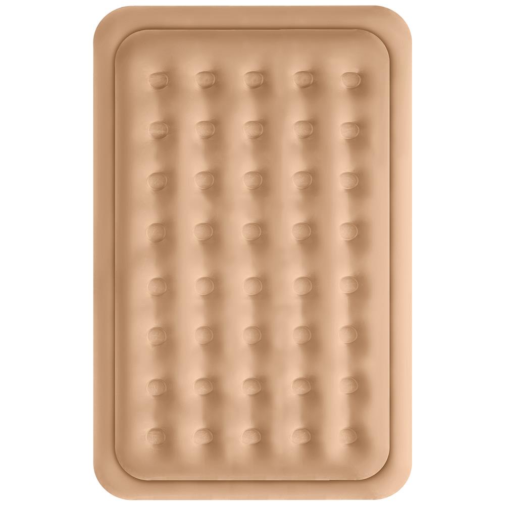 NILS CAMP Campingmatratze Doppelbett beige 200x145x35 cm mit elektrischer Pumpe Gästebett