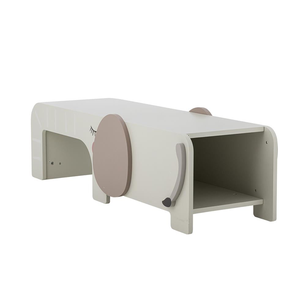 Bloomingville MINI Ferdinand Bank Grau Holz 110cm Kinderzimmer Sitzbank