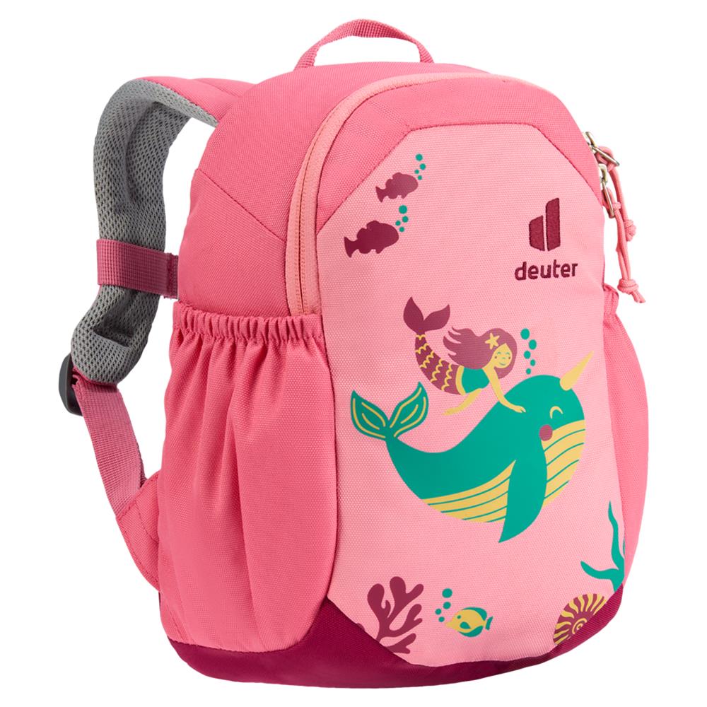 deuter Pico, Kinderrucksack, Meerjungfrau mit Delfin (pink), Kindergartenrucksack für Kinder ab 2 Jahre