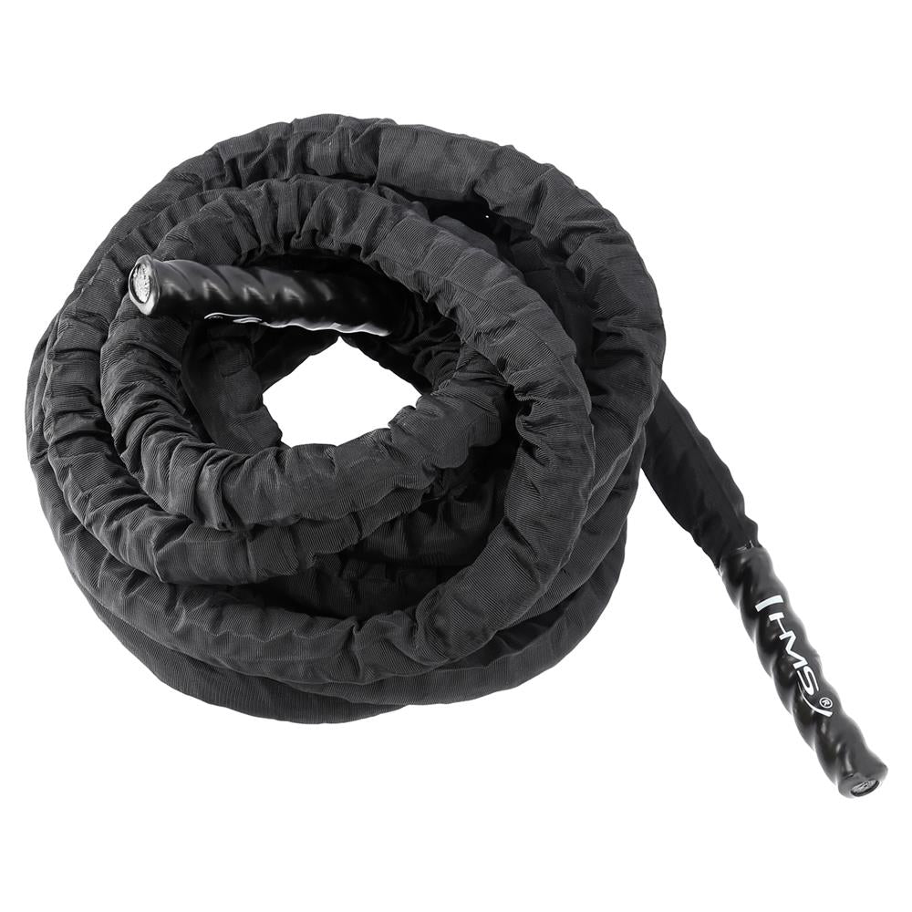Trainingsseil 12 m Fitnessseil 38 mm Schwarz | HMS RP03