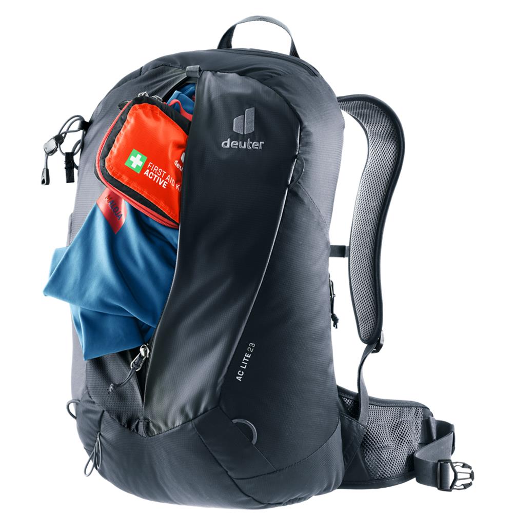 deuter AC Lite 23, Wanderrucksack, black (schwarz), 23L