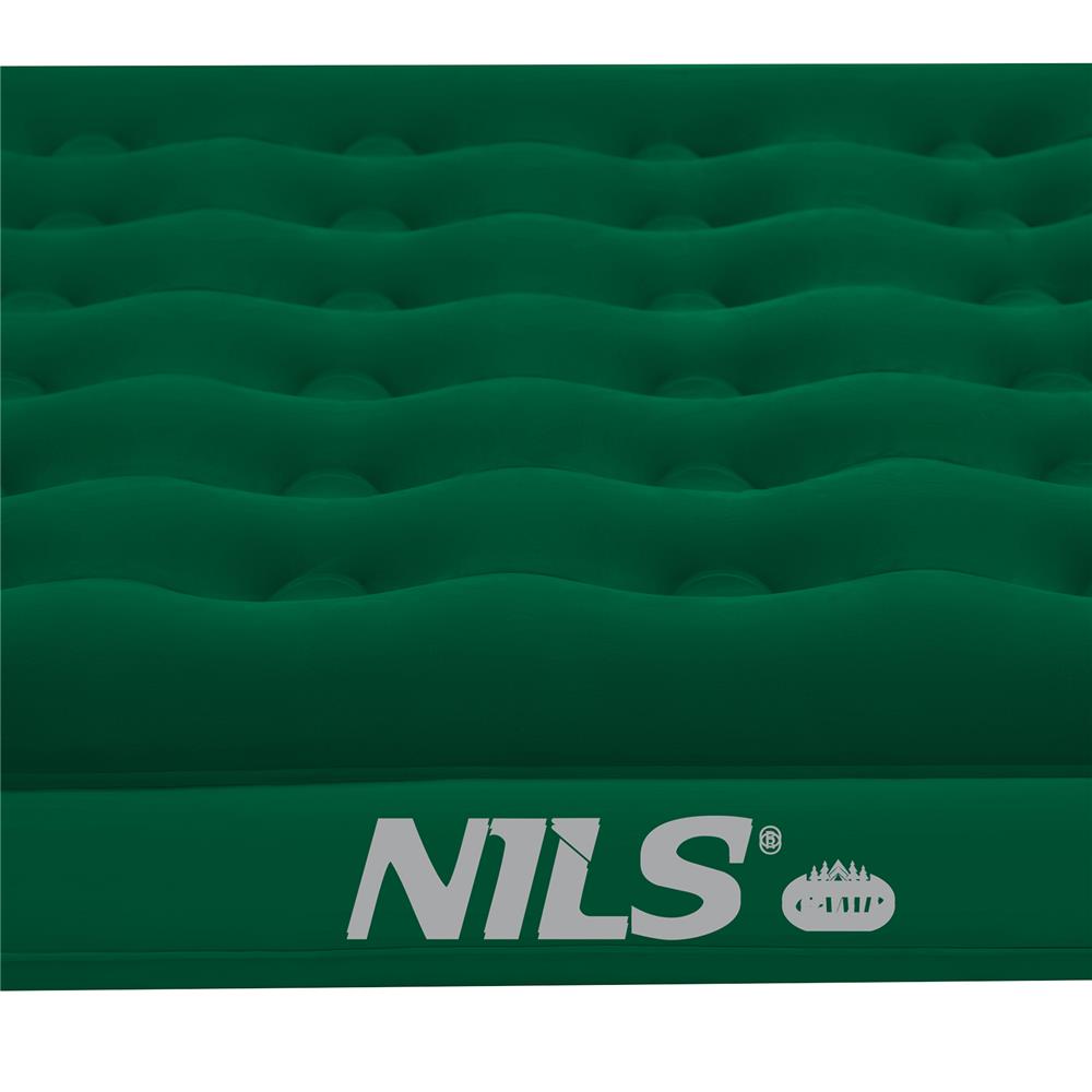 NILS CAMP Campingmatratze Doppelbett grün 203x152x22 cm für Camping Reise Gästebett