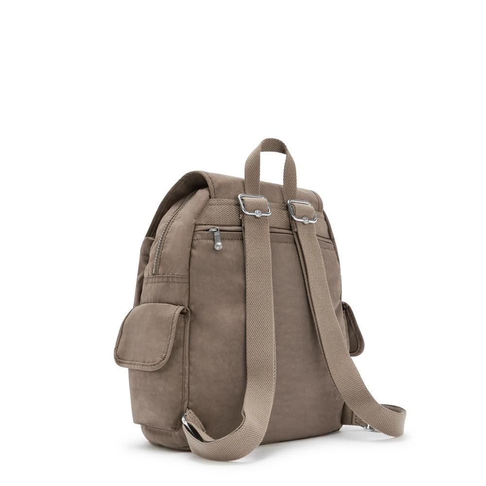 Kipling CITY PACK S, kleiner Rucksack, True Beige (beige), Damenrucksack mit vielen Fächern