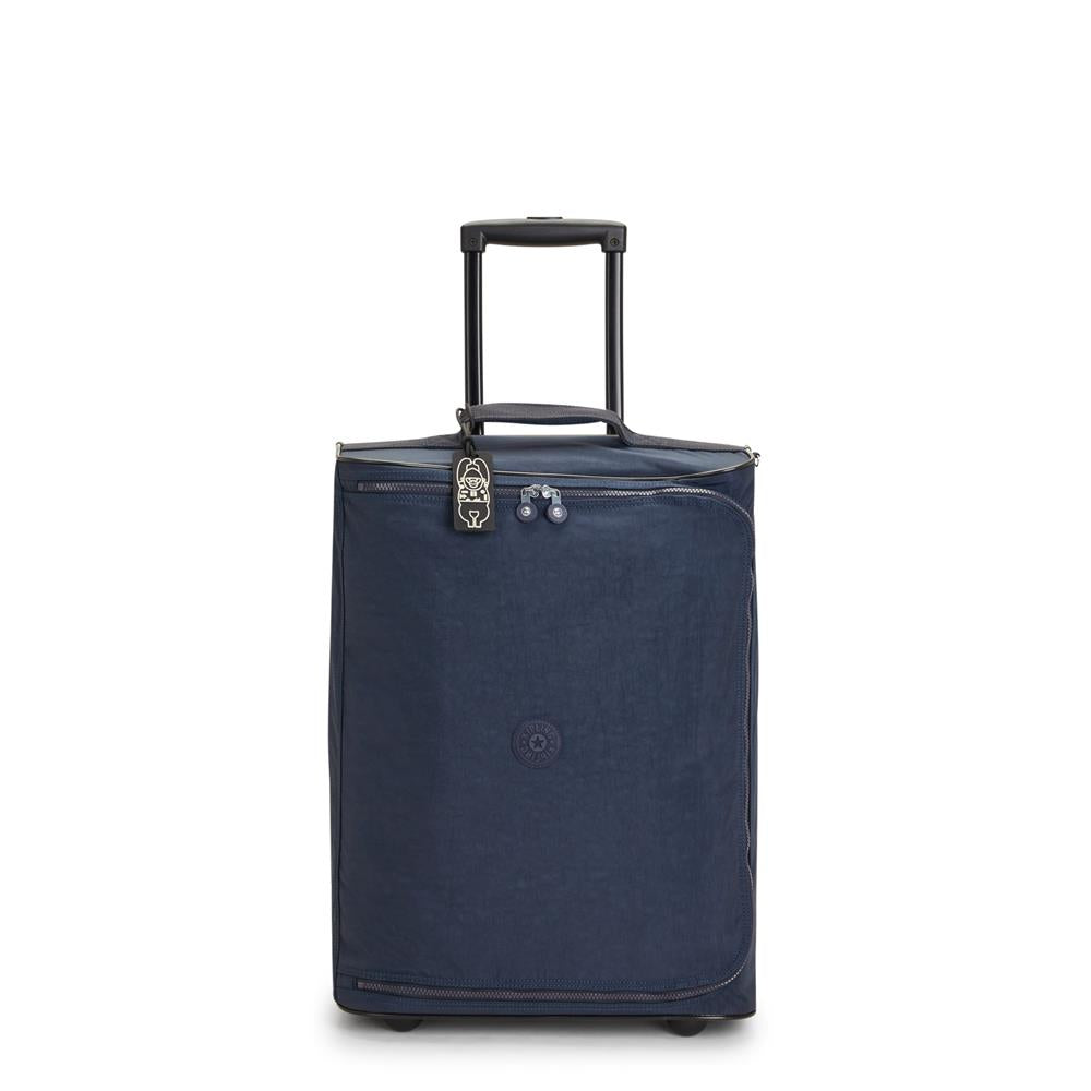 Kipling TEAGAN C, Kleine Reisetasche, Blue Bleu 2 (blau), 33L, Handgepäck, 4-Rollen