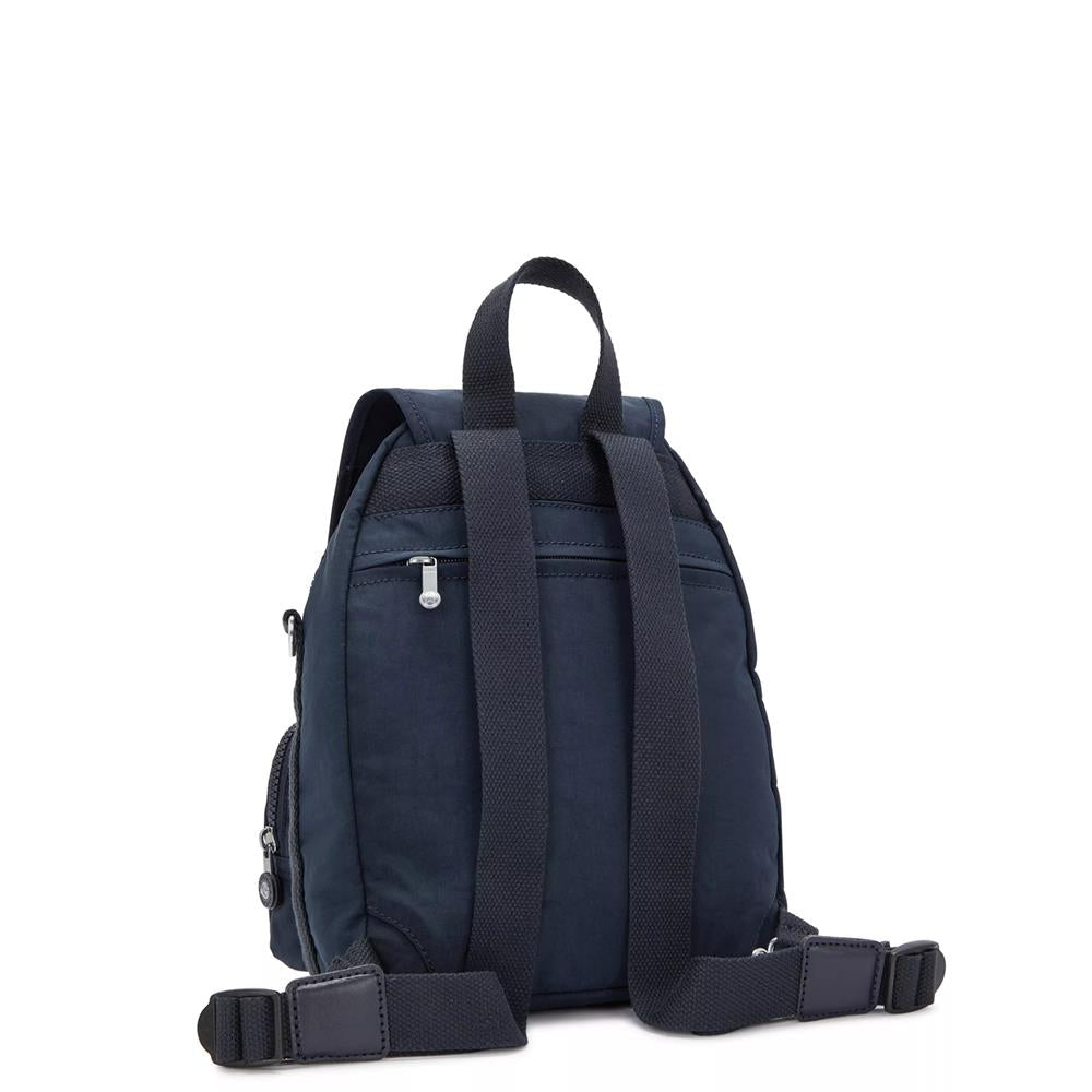 Kipling FIREFLY UP, kleiner Rucksack, Blue Bleu 2 (blau), wandelbar zur Schultertasche