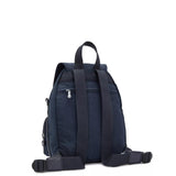 Kipling FIREFLY UP, kleiner Rucksack, Blue Bleu 2 (blau), wandelbar zur Schultertasche