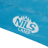 NILS CAMP Strandzelt XXL blau für Strand Camping und Garten UV Schutz großes Familienzelt