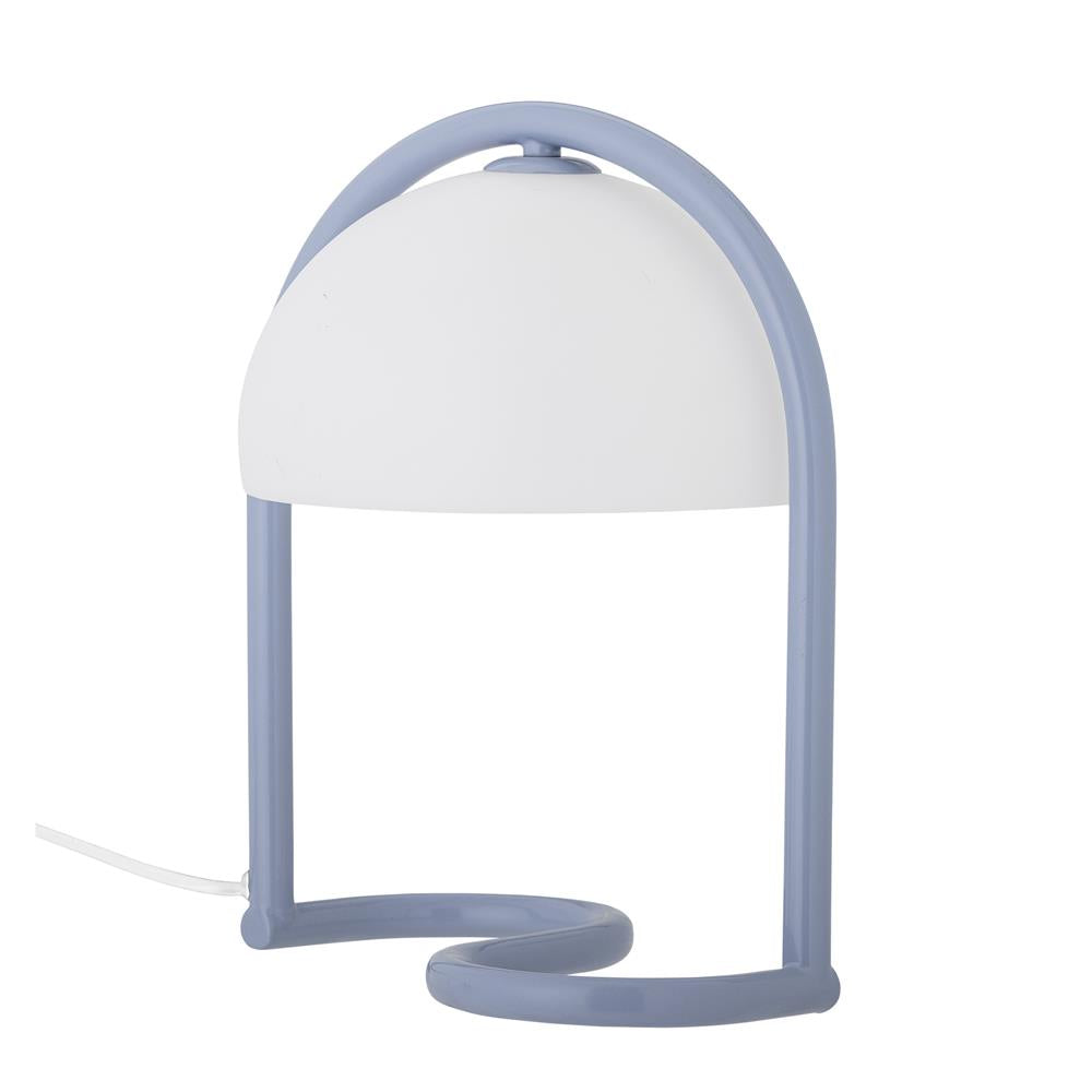 Bloomingville Favour Tischlampe Blau Acryl 24,5x29,5cm