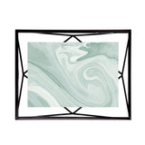 Umbra Prisma Geometrischer Bilderrahmen 13x18 cm Schwarz Moderner stylischer Fotorahmen zum Aufhängen oder Aufstellen