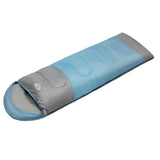 NILS CAMP Schlafsack Größe M Hellblau-Grau - Mumienschlafsack für Outdoor, Trekking & Camping