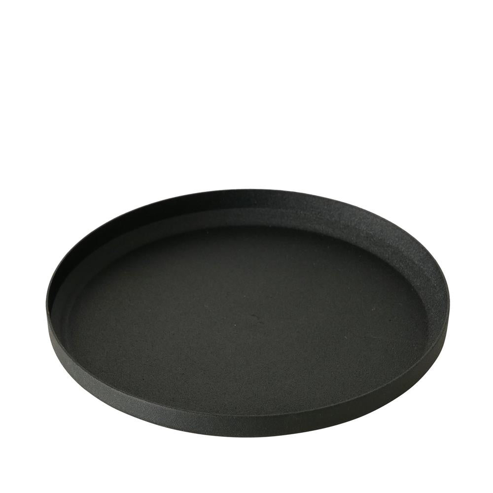 BOLTZE Kerzenteller Mio 3er Set Metall schwarz skandinavisch für Stumpenkerzen