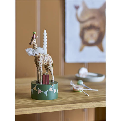 Bloomingville MINI Flor Kerzenständer, Zirkus, Giraffe, Geburtstagsdekoration für Kindergeburtstag