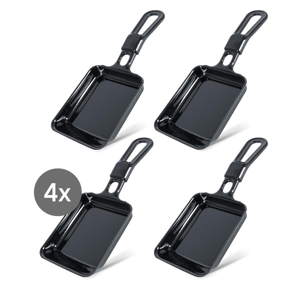 Steba Universal Raclette Pfännchen – 4er Set Ersatzpfännchen