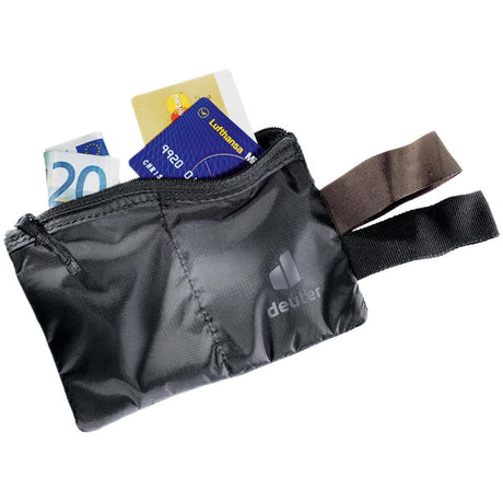 deuter Security Flip In, Reiseaccessoires, black (schwarz), Geheimfach, Geheimtasche, Gürteltasche