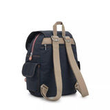 Kipling CITY PACK S, kleiner Rucksack, True Navy Combo (blau), Damenrucksack mit vielen Fächern