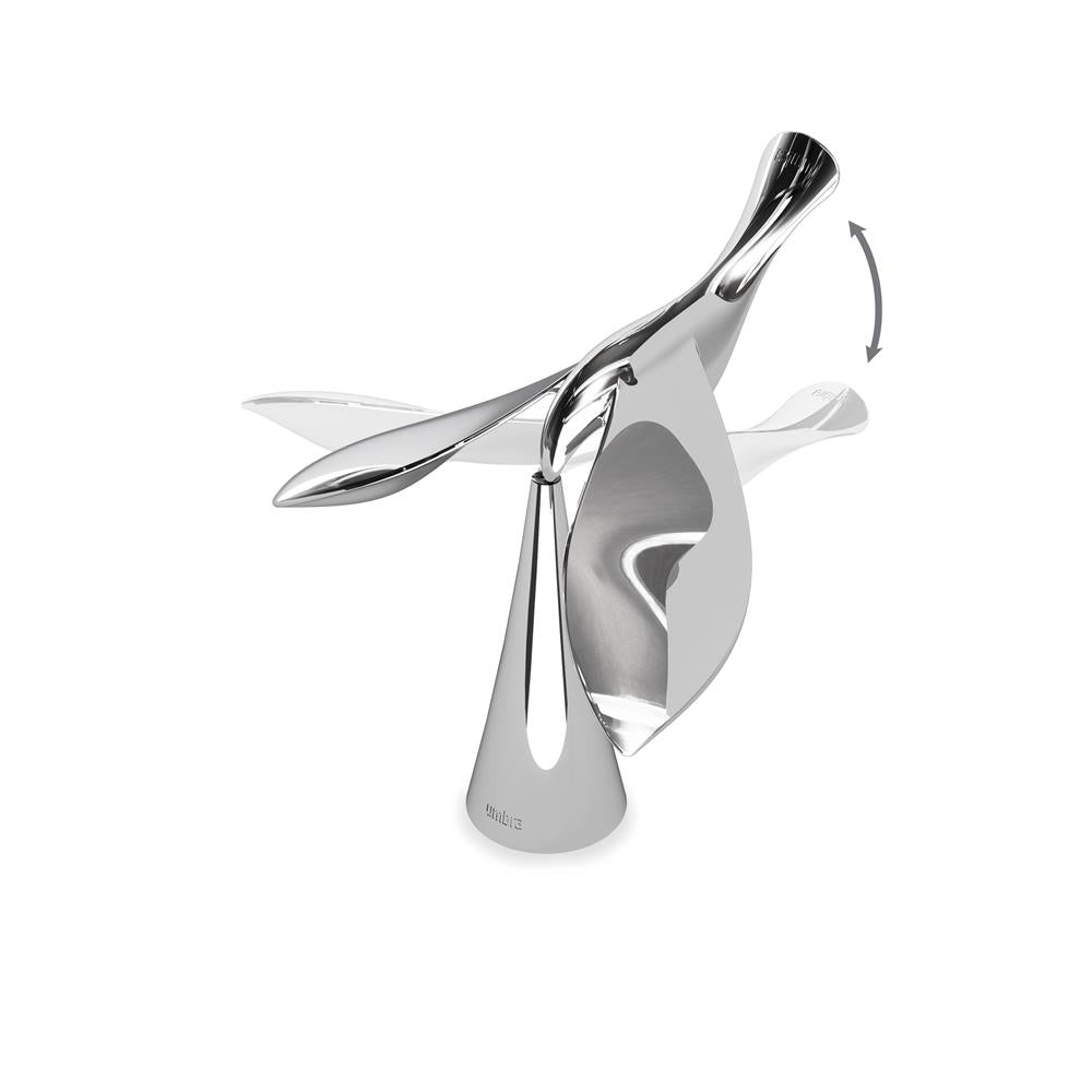 Umbra Tipsy Flaschenöffner Chrom Design Kapselheber Öffnen von Kronkorken-Flaschen Bar Accessoire