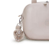 Kipling PALMBEACH, Beautycase, Metallic Glow (beige), Kulturtasche 7L Spiegel Trolleyhalterung