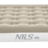 NILS CAMP Campingmatratze Doppelbett beige 191x137x22 cm für Camping Reise Gästebett