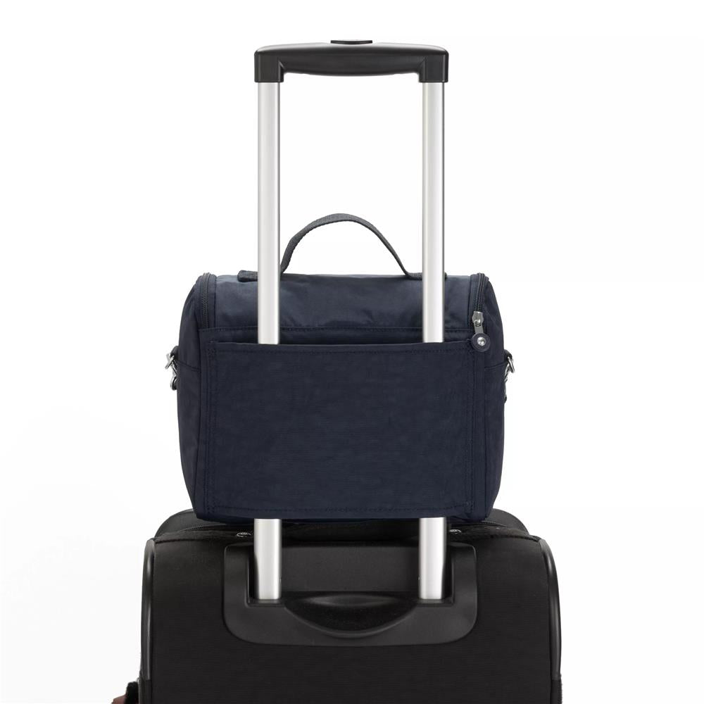 Kipling NEW KICHIROU, große Lunchbox, True Blue Tonal (blau), isolierte Brottasche mit Trolleyfunktion