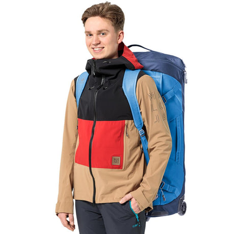 deuter Duffel Pro Movo 90, Reisetrolley, neptune-nightblue (blau), Rollkoffer mit 2 Rädern
