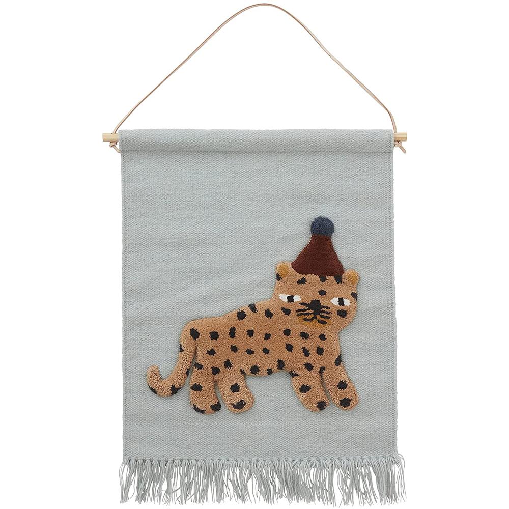 OYOY Mini - Wandteppich Leopard, Kinderzimmerdekoration