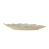 Bloomingville Dorreen Servierplatte Blau Steingut Landhausstil 31cm