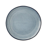 Bloomingville Sandrine Teller, Blau, 22cm, Steingut im dänischen Design