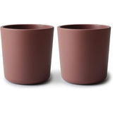 Mushie Trinkbecher 2er Set, Woodchuck, BPA-frei