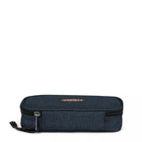 Eastpak OVAL SINGLE, Federmäppchen, Triple Denim (blau), mittelgroße Federmappe, Federtasche