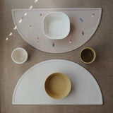 Mushie Silikon-Platzdeckchen, Rocket Ship, Tischset, BPA-frei