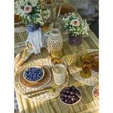 Bloomingville Ydun Platzdeckchen Natur Wasserhyazinthe 35cm Untersetzer dänisches Design