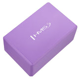 Yoga Block Violett Yogaklotz für Yoga, Pilates und Dehnübungen | HMS KJ01