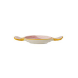 Bloomingville Caramella Servierplatte Bonbon, Rosa, Steingut, Weihnachtsteller