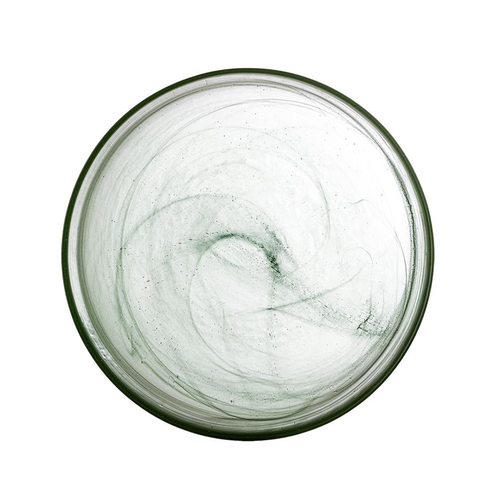Bloomingville Amelie Dekoschale grün Glas modern 27 cm