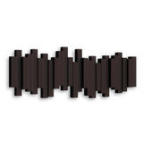 Umbra Stäbchen Garderobenhaken 49 x 18 x 3 cm Espresso 5 Haken Kunststoff Garderobenleiste