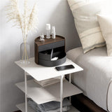 Umbra Moona Schmuckaufbewahrung 3-lagig Braun Holz Make-up Organizer