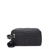 Kipling AGOT, Kulturtasche, Black Noir (schwarz), Kosmetiktasche mit Reißverschluss & Fächern
